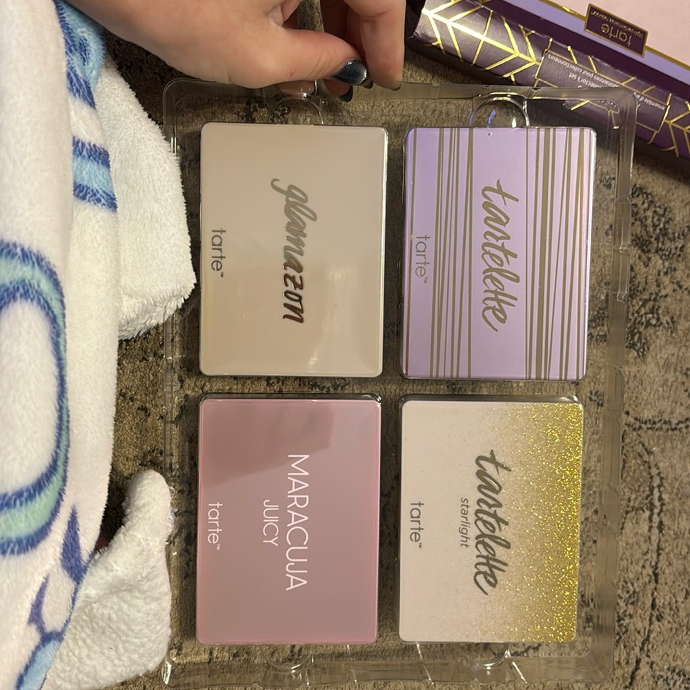 Tarte 4 eyeshadow and face pallets